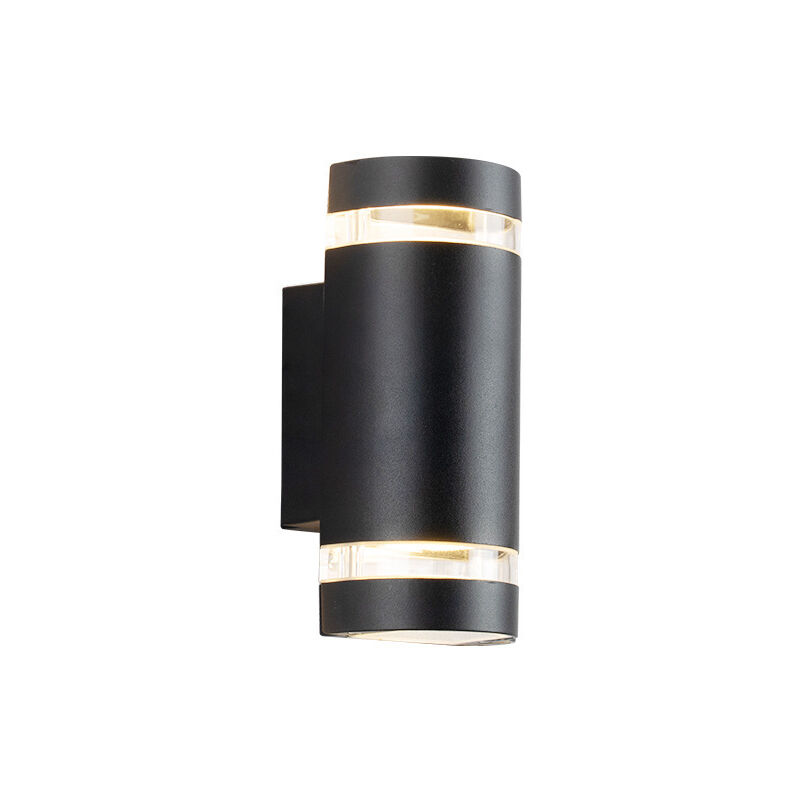 Applique extérieure moderne en forme de d avec aluminium – 17 cm x 12 cm x 6 cm, ampoule non incluse