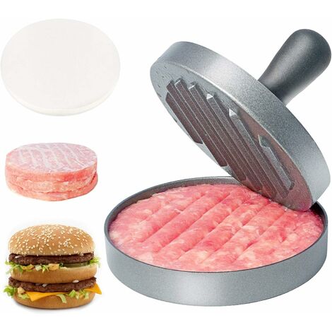 BESTONZON Stampo Pressa per Hamburger Burger e carne antiaderente con manico a molla