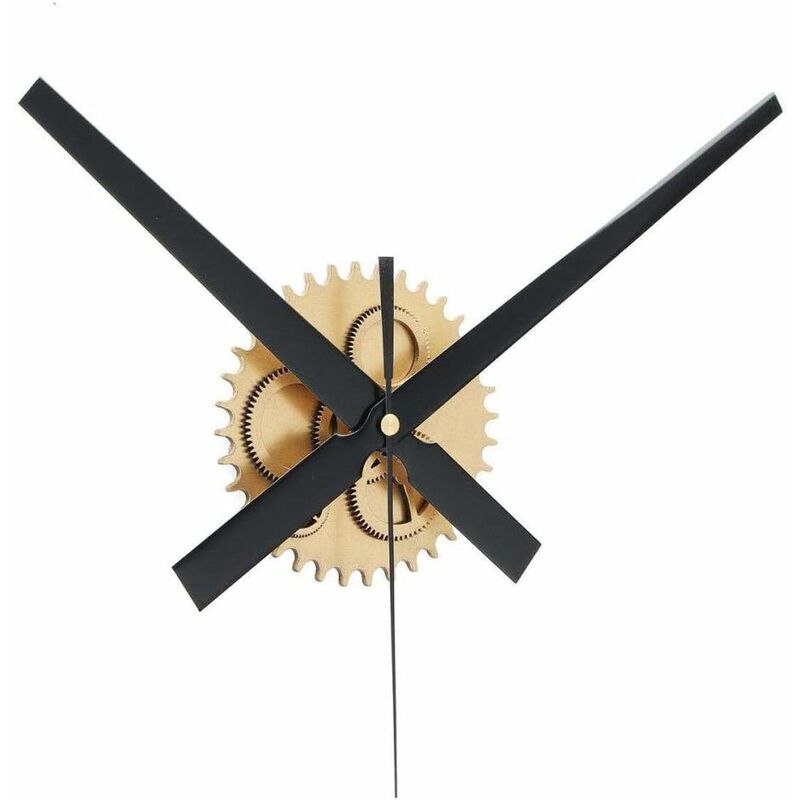 

Reloj de pared moderno Reloj de pared 3D de gran formato Decoración de pared para sala de estar, cocina, oficina, cafetería, bar, oro