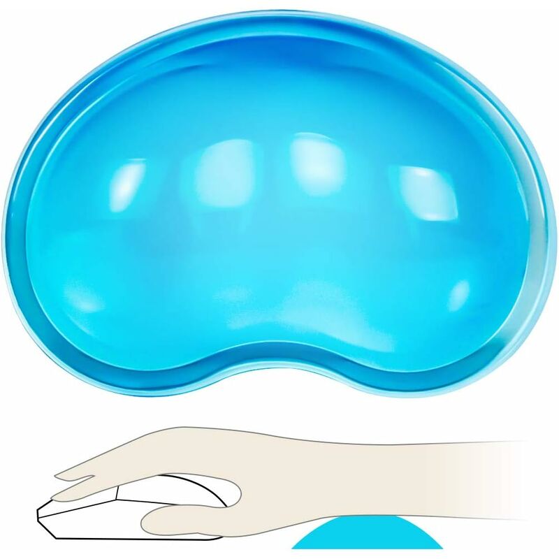 

Reposamuñecas de gel de silicona Cool Hand Pillow Cojín, en forma de corazón Translúcido Cool Hand Pillow Cojín que reduce el dolor de la fatiga de