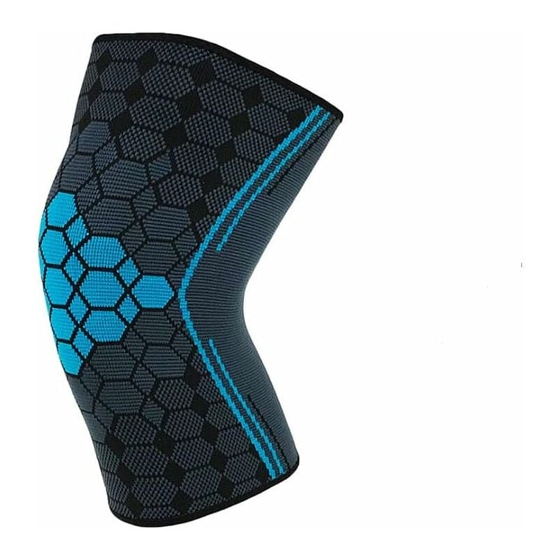 

Rodillera de compresión, vendaje de soporte de nailon transpirable, súper elástico y cómodo, mayor estabilidad muscular, para tenis, golf, gimnasio,