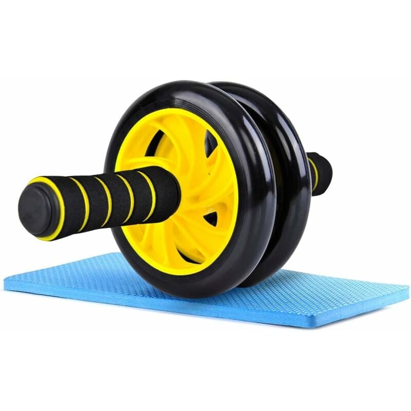 

Roller-Wheel Ejercicio, AB Wheel Training Machine, Abdominal Wheel Men, AB Roller Wheel, Fitness Wheel, Fitness Wheel en casa （Amarillo)