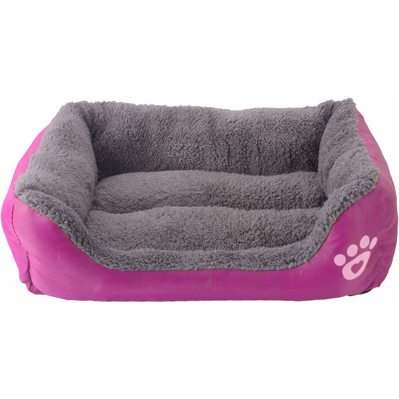 

Ropa de cama para perro Cesta para perro y gato 43 * 32cm (Pink rot)