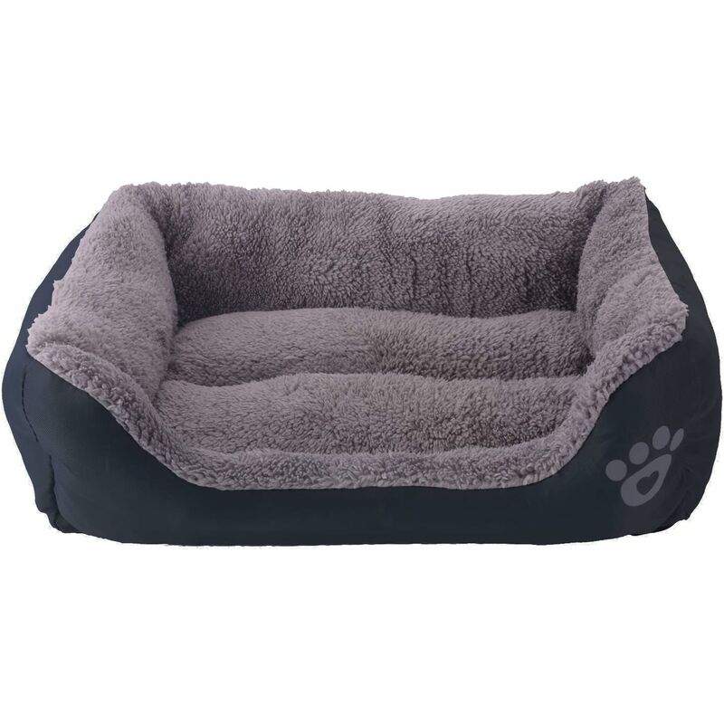 

Ropa de cama para perro Cesta para perro y gato 66 * 50cm (Negro)