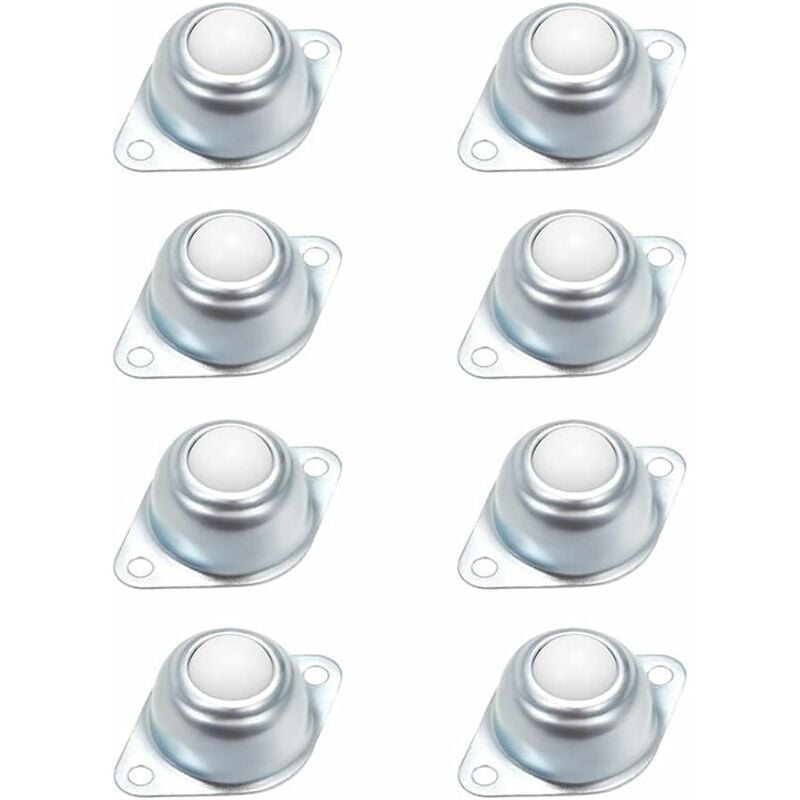 

Ruedas de bola de transferencia de 8 piezas Ruedas universales para muebles Ruedas de bolas de nailon para dispositivo de transferencia o transporte