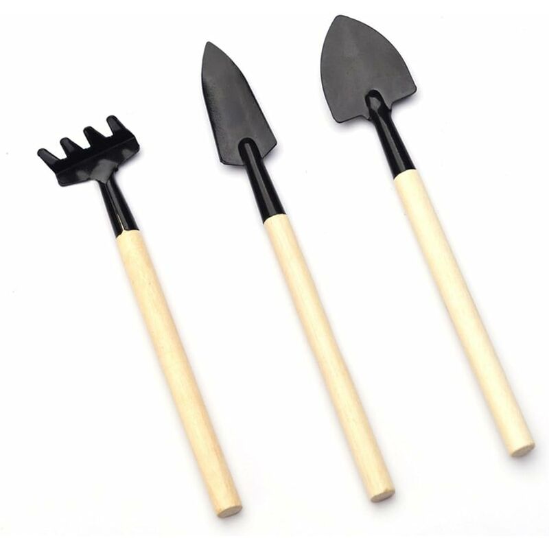 

set de 3 mini herramientas de jardín set Pala pequeña que calcula la pala para plantas suculentas