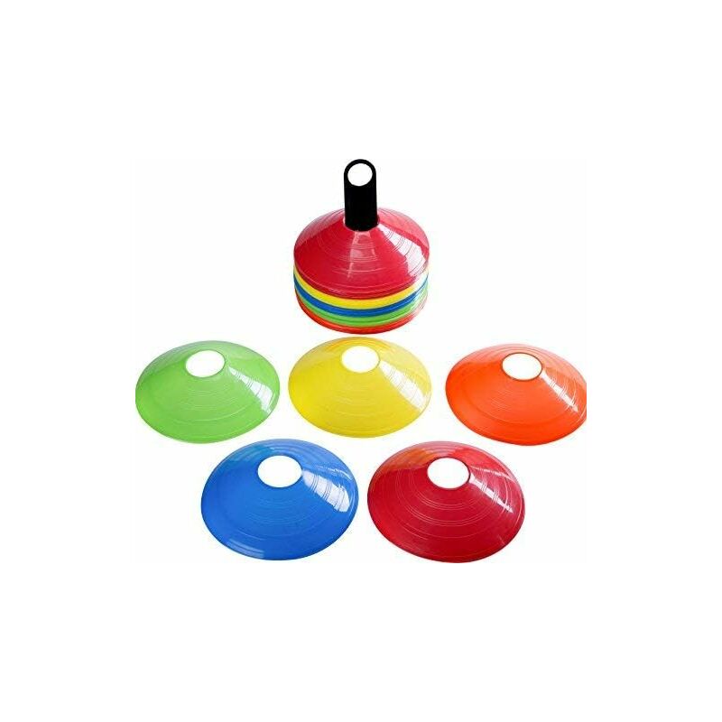 Set di 50 coni per marcatura sportiva, coni /