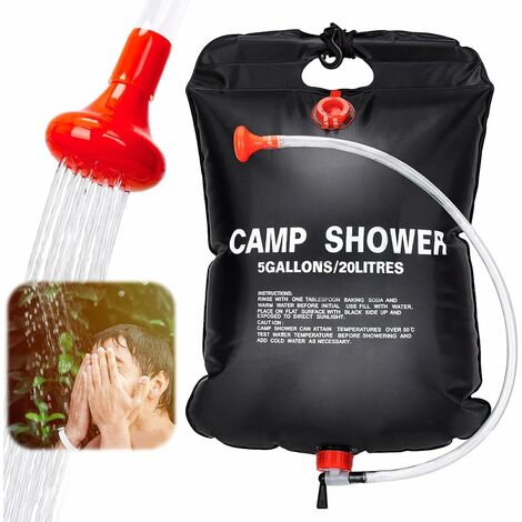 main image of "LITZEE Solar Shower Bag Camping, Solar Shower Bag, Solar Travel Shower Bag, Hiking Shower Bag, Outdoor Shower Bag"