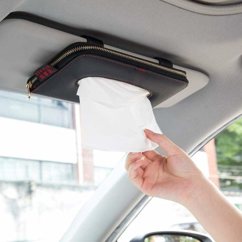 

Soporte para pañuelos para automóvil, Soporte para pañuelos para visera solar, Soporte para toalla para visera para automóvil, Soporte para pañuelos