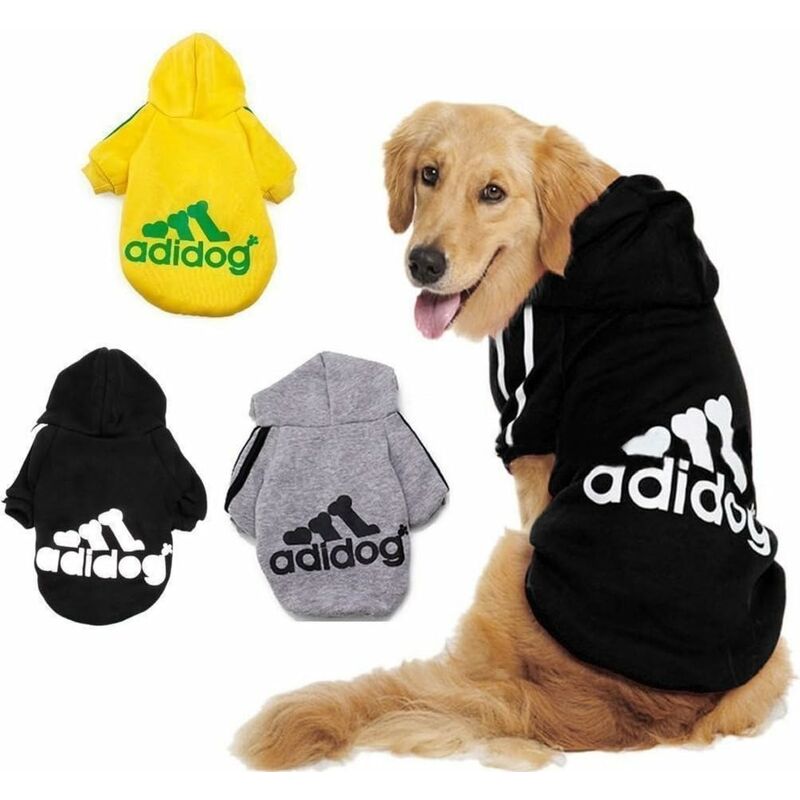 

sport sudadera para perros / gatos à capuche talla S a 9XL 7 colores, negro, 5XL