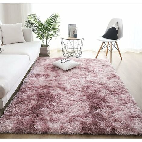 Tappeto peloso nordico tappeto per camera da letto soggiorno decorazione  moderna tappeti pelosi di grandi dimensioni nero grigio rosa Beige  tappetino antiscivolo