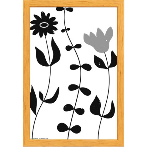 Liv Holzrahmen 20x30 cm, NATUR, Blumen