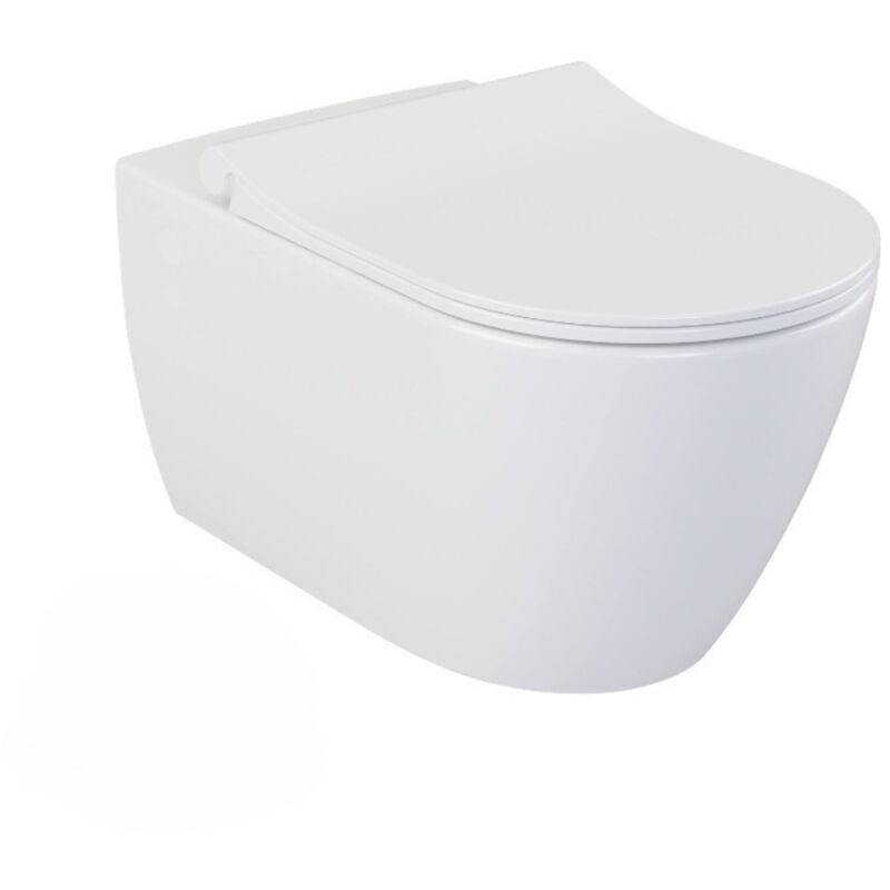 Bello Cuvette seule sans abattant, sans bride, Blanc (1295-001) - Livea