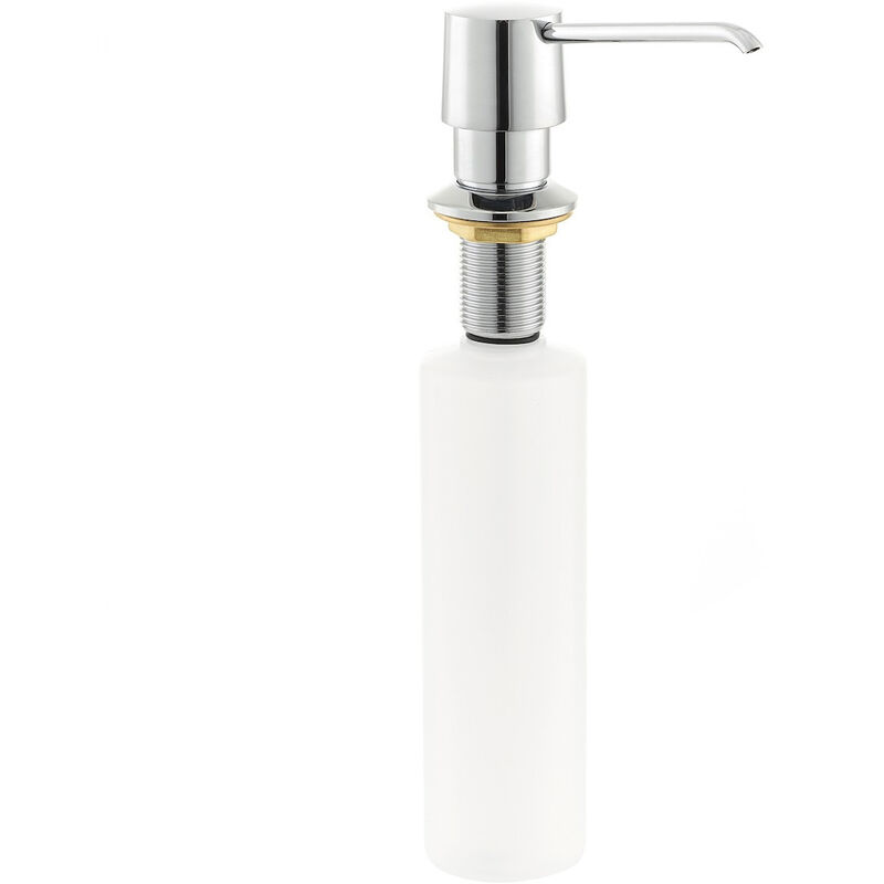 LIVEA Stainless Steel Liquid Soap Dispenser, 250ml, Chrome (DMZCR)