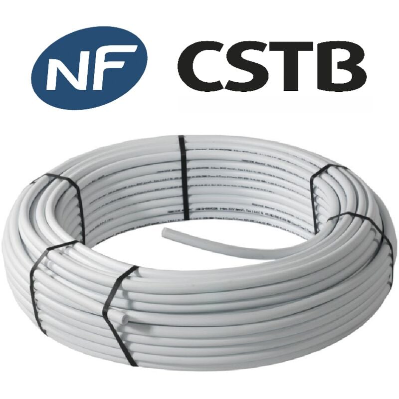 Ivar - Tube Multicouche D20x2 en couronne de 100 mètres, certification nf-cstb - acs (MC20NU100-2)