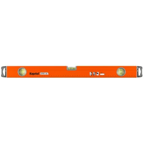 LIVELLA A BOLLA 100cm ALLUMINIO LIVELLO CARPENTIERI SPIRIT KAPRIOL