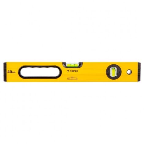 Livella a bolla in alluminio tipo 600, 40 cm, 2 fiale
