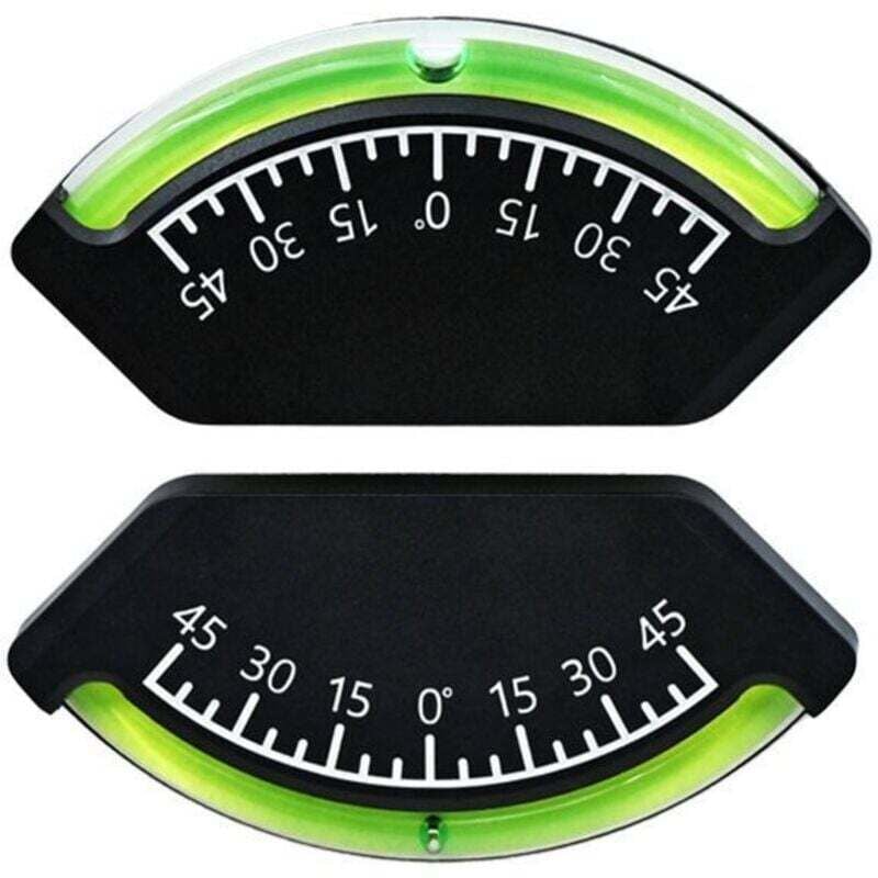 Image of Livella a bolla per camper (confezione da 2), inclinometro per auto, livella a bolla per rimorchio