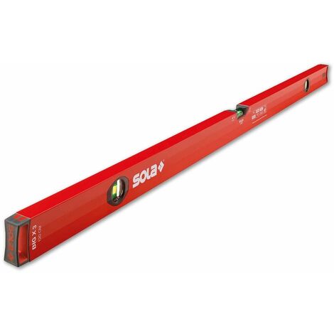 Livella Alluminio 3 Bolle 120cm BigX 3 Sola