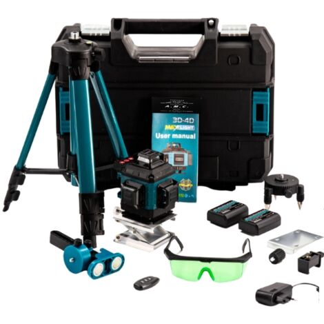 Livella Laser 16 Linee 4D 360 gradi Livella Laser Autolivellante Linee Verde