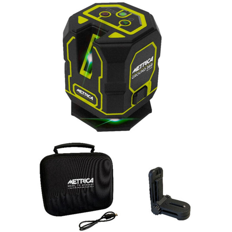 Metrica Livella Laser Ground 360 Verde 61425
