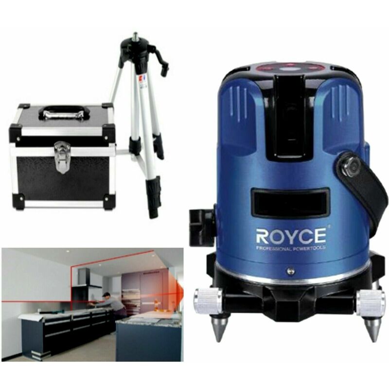 Image of Livella Laser Tracciatore Autolivellante 360º Rotazione Bolla Digitale Magnetica