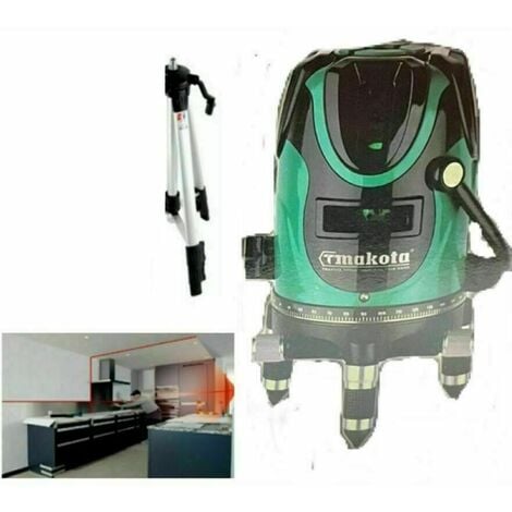 LIVELLA LASER TRACCIATORE AUTOLIVELLANTE 360º ROTAZIONE BOLLA DIGITALE MAGNETICA