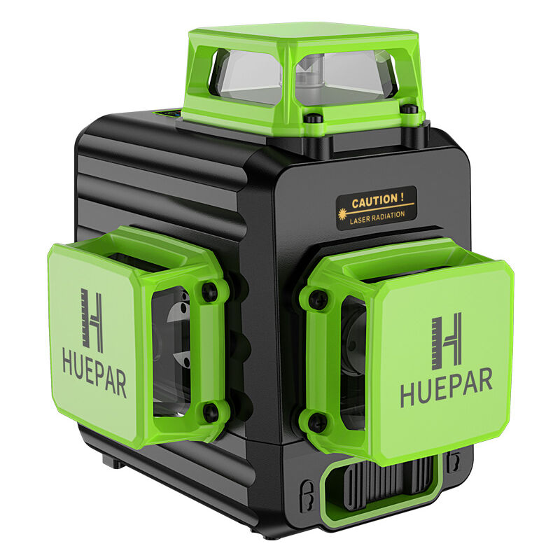 Livella laser verde, 3x360 con batteria