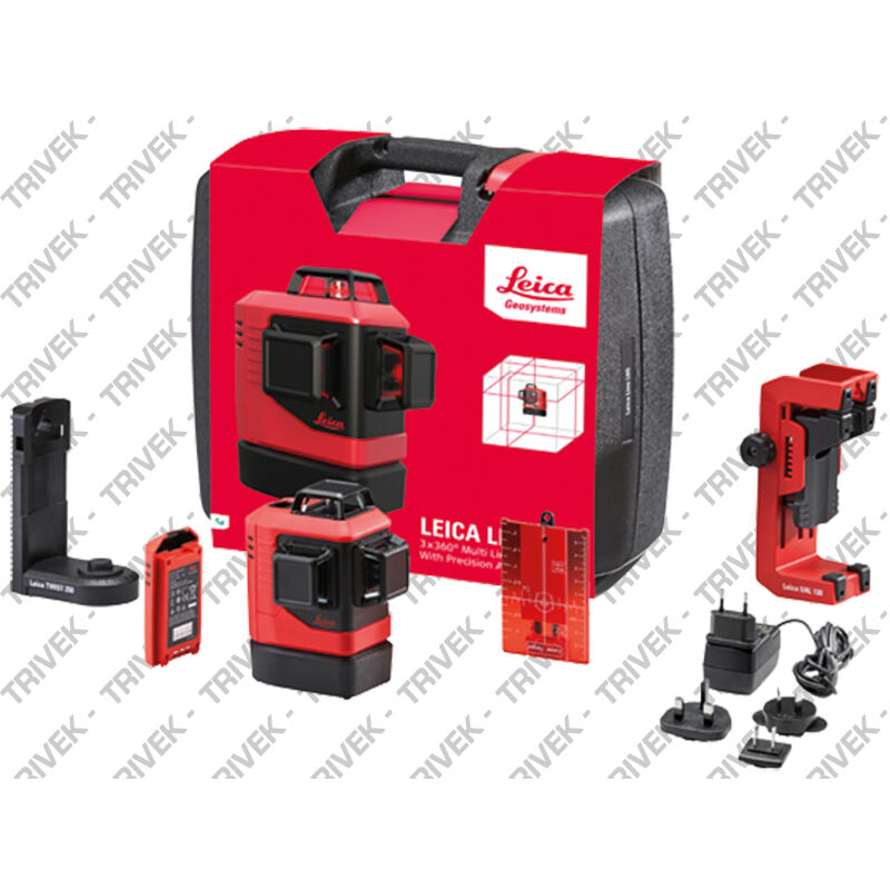 Image of Leica Geosystems - Livella Laser Raggio Rosso lino L6R-1 con Batterie Litio in Valigetta leica