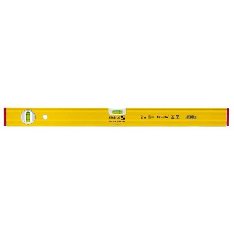 Livella livello per muratore Stabila cm 40 alluminio 2 bolle modello 80 as