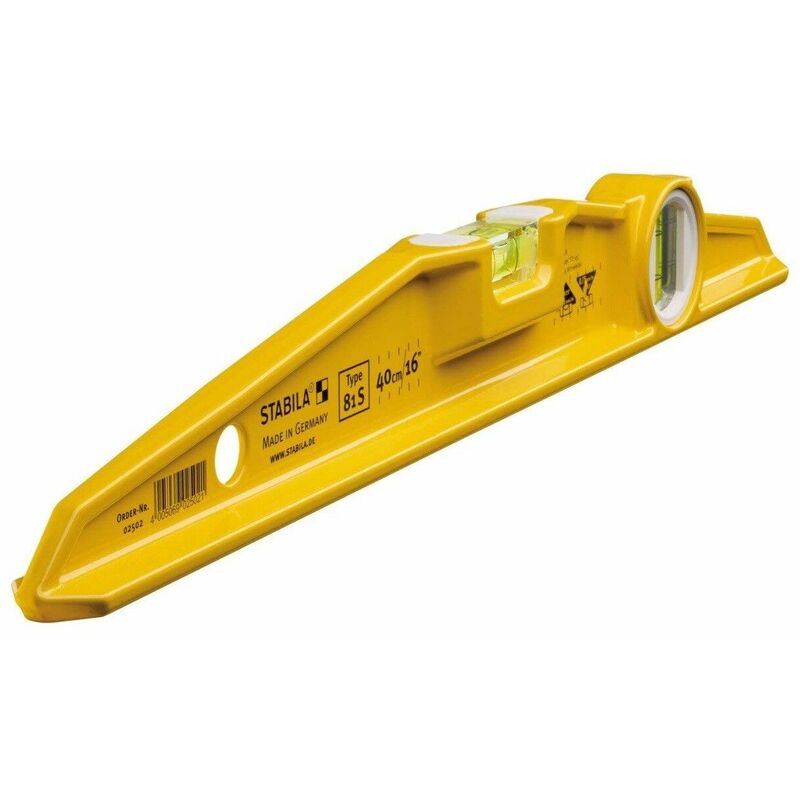 Livella livello per muratore Stabila cm 80 alluminio 2 bolle modello 81s