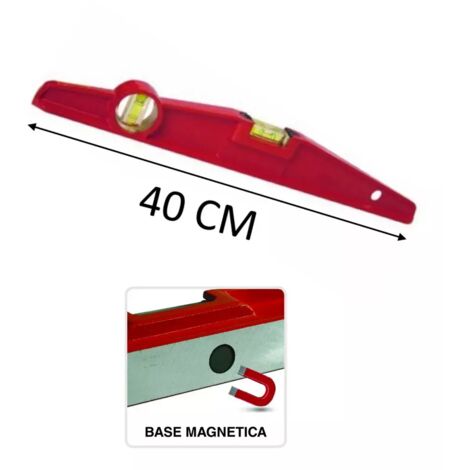 LIVELLA METRICA MAGNETICA ANTICHOC BRAVO CM.40