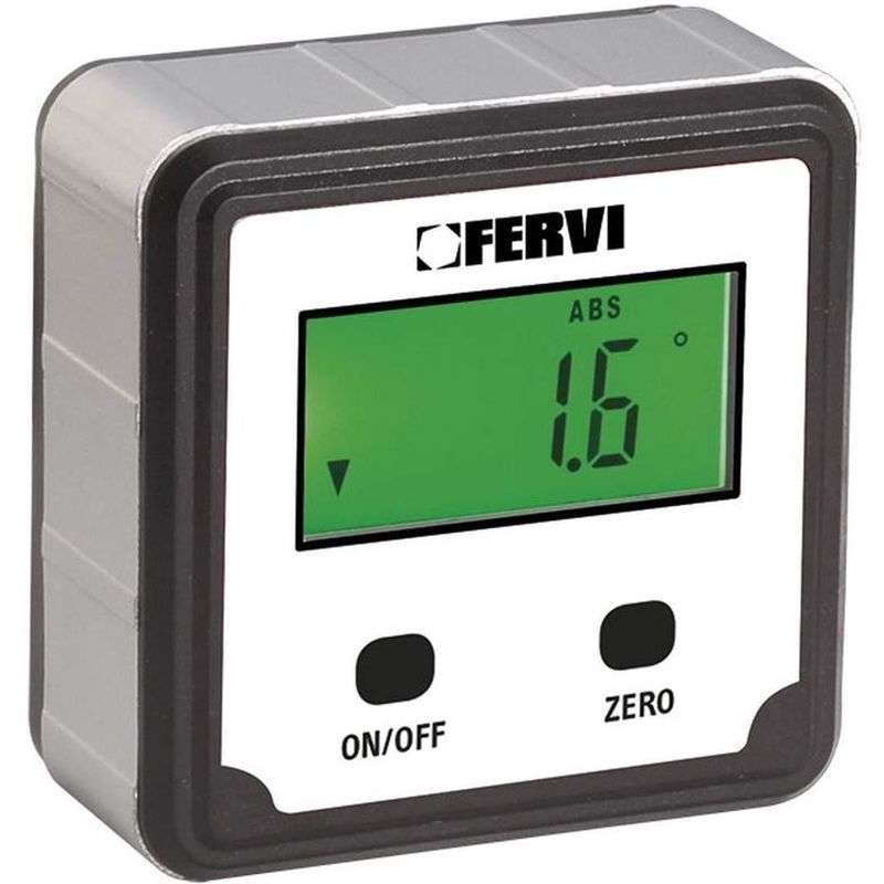 Image of Fervi - Livella quadra digitale 0 - 90° inclinometro misuratore magnetico l080