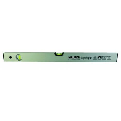Livella Rettangolare Magnetica Magnetic Plus 50 cm misura 50x22 mm Maurer Plus
