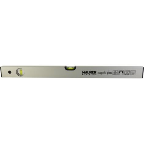 Livella Rettangolare Magnetica Magnetic Plus 60 cm misura 50x22 mm Maurer Plus