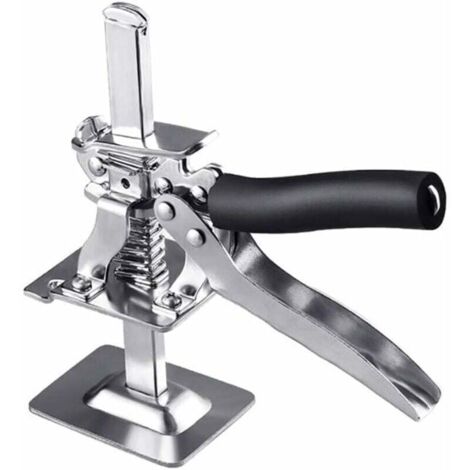 Livellatore per piastrelle da parete, muratore multifunzione Posizionamento di piastrelle da parete Distanziatori a clip per altezza Strumento regolatore manuale nero Strumento ausiliario per la costr