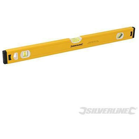 Livelle a bolla con alcol in alluminio verniciato da 45/90/180° Silverline-600 mm