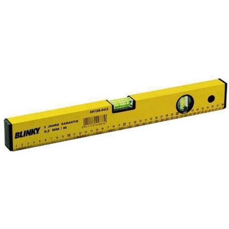Livelli Blinky Alluminio 2 Bolle Gialli mm. 300