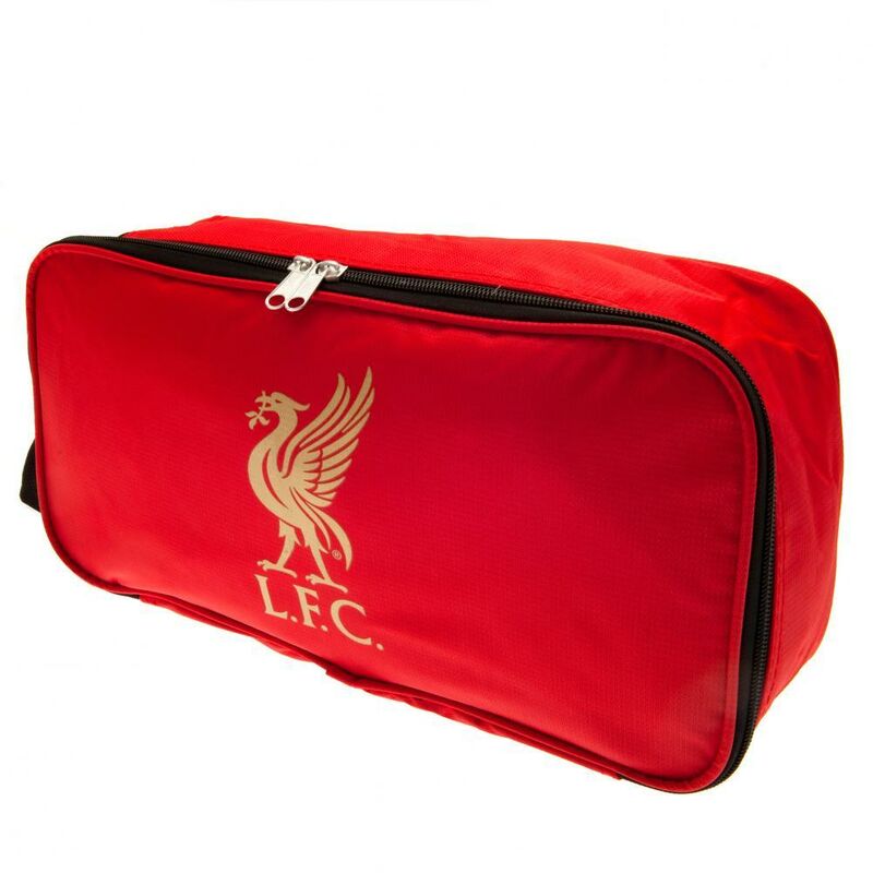 Liverpool FC Crest Boot Bag (One Size) (Red) - Red