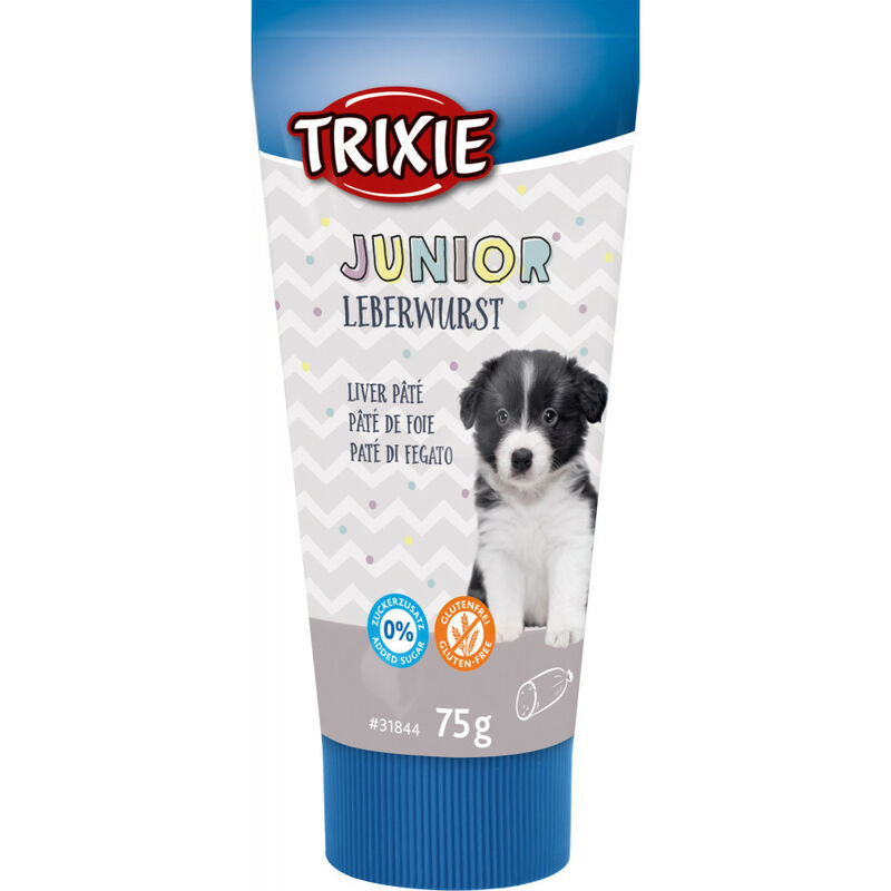 

Liverwurst Junior. Tubo de 75g para cachorros.