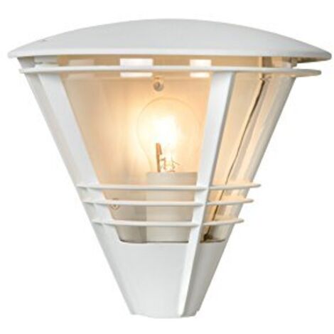 Livia lampada da parete IP44Â E27Â W11.5Â L27Â H25Â cm bianco