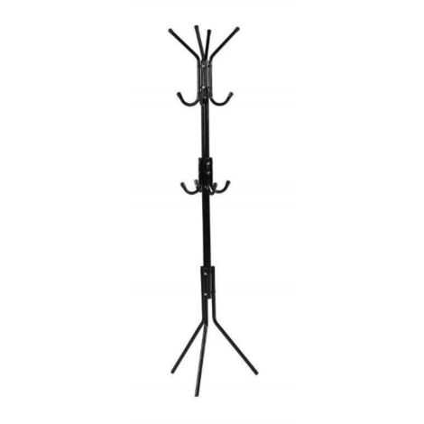 LIVIA - Perchero de metal - 3 niveles 12 ganchos - Altura 182 cm