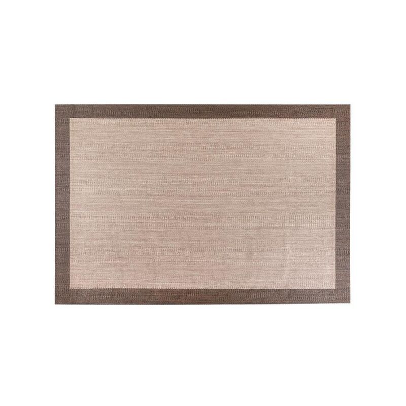 

LIVING DEC - Alfombra tejido de vinilo Beige-Toast 80X150