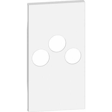 Living Now enjoliveur 1 module TV-R-SAT blanc BTICINO BTKW26M2