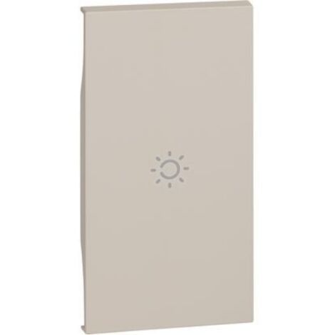 Living Now enjoliveur 2 modules commande éclairage sable lumière BTICINO BTKM01M2A