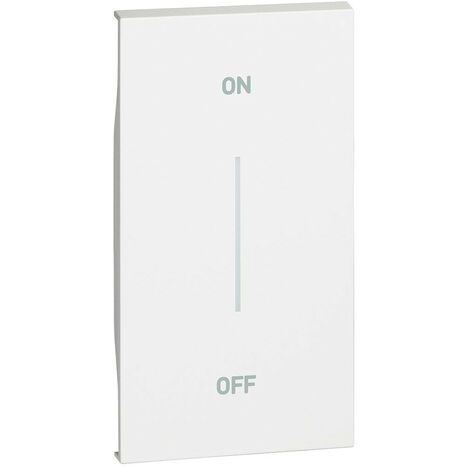 Living Now enjoliveur ON/OFF 2 MODULES BLANC MYHOMEUP BTICINO BTKW01MH2AG