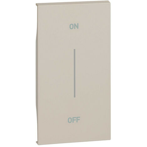 Living Now enjoliveur ON/OFF 2 MODULES SABLE MYHOMEUP BTICINO BTKM01MH2AG