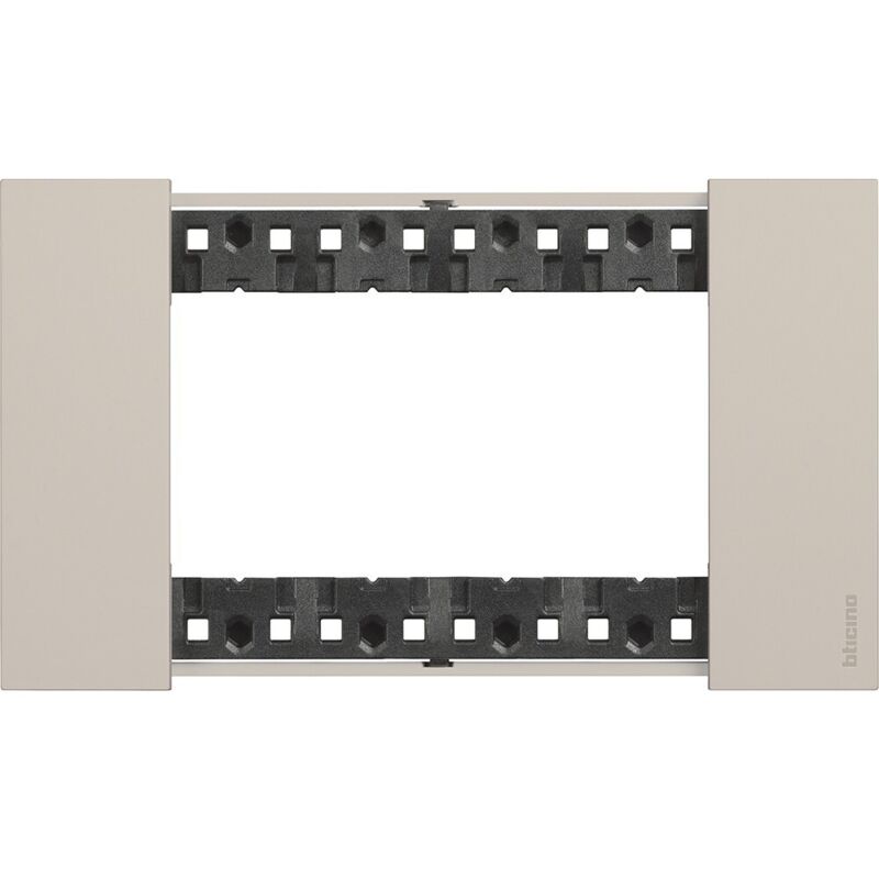 Cornice con cornice 8x8 con retro in lino - Robusta vetrina rustica per