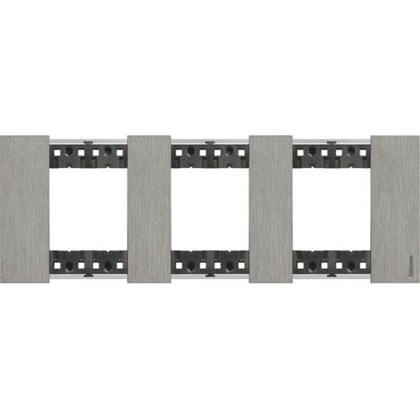 Living Now plaque acier 3X2 modules 71V BTICINO BTKA4802M3ZG