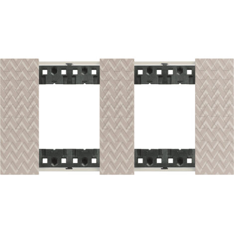 Living Now plaque pixel 2X2 modules 71V BTICINO BTKA4802M2MW